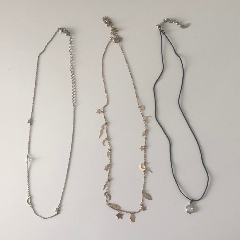 Set of Urban Outfitters choker necklaces jewelry